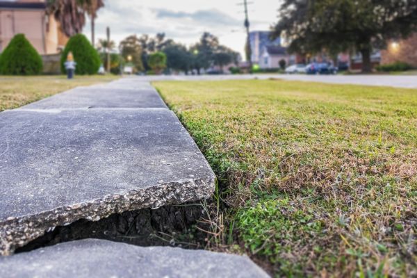 Sidewalk Crack Repair in Montgomery