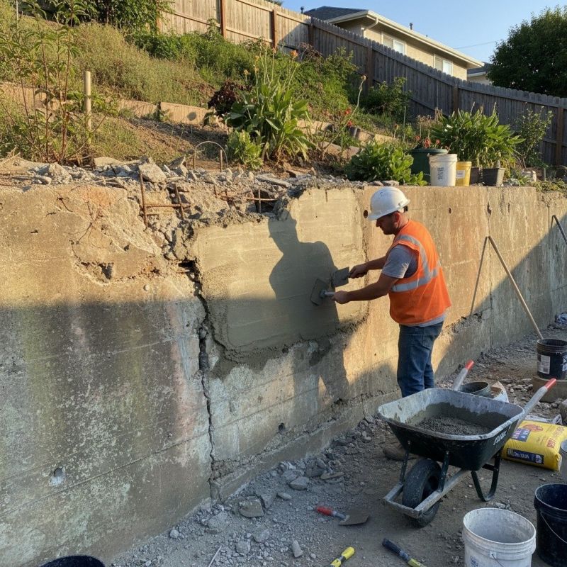 Poured Wall Repair